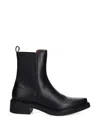 Copenhagen Cph301 Pointed-toe Pull-on Boots In Black