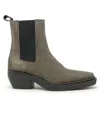 Copenhagen Facph236 Grey Suede Ankle Boots In Grey