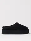 Copenhagen Platform Suede Mules In Black