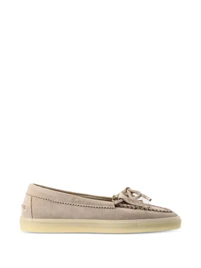 Copenhagen Fringed Stitching Sneakers In Neutral