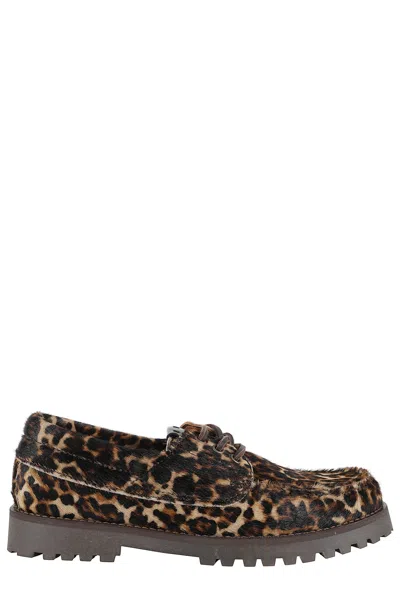 Copenhagen Hairy Leather Shoes In Multi