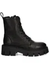 Copenhagen Lace-up Combat Boots In Black