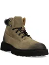 Copenhagen Lace-up Rubber-sole Boots In Green