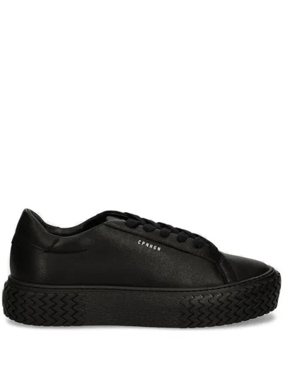 Copenhagen Lace-up Sneakers In Black