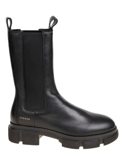 Copenhagen Leather Chelsea Boot In Black