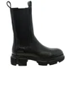 Copenhagen Woman Leather Chelsea Boot In Black