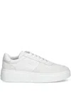 Copenhagen Leather Lace-up Sneakers In White