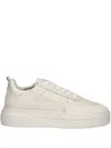 Copenhagen Leather Panelled Platform Sneakers In Neutral