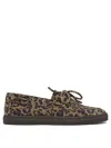 Copenhagen Leopard Print Leather Loafers In Multi