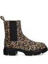 Copenhagen Leopard-print Lug-sole Chelsea Boots In Multi