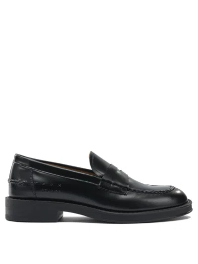 Copenhagen Black Smooth Leather Penny Loafer