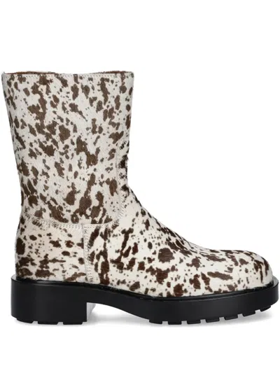 Copenhagen Mottled Ankle Boots In Multi