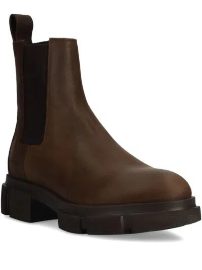 Copenhagen Elastic-panelled Chelsea Boots In Brown