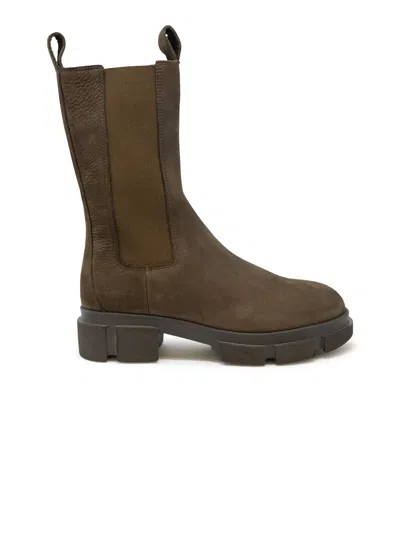 Copenhagen Cph500 Elasticated-panels Boots In Brown