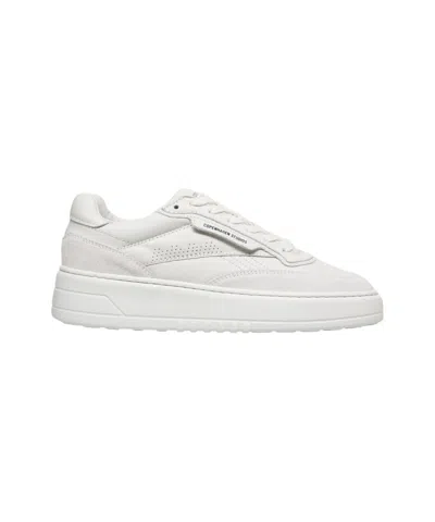 Copenhagen Premium Leather Sneakers With Perforated Design