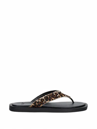Copenhagen Print Thong-strap Slide In Multi