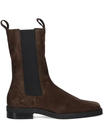 Copenhagen Pull-tab Chelsea Boots In Brown