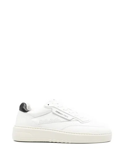 Copenhagen Round-toe Sneakers In White