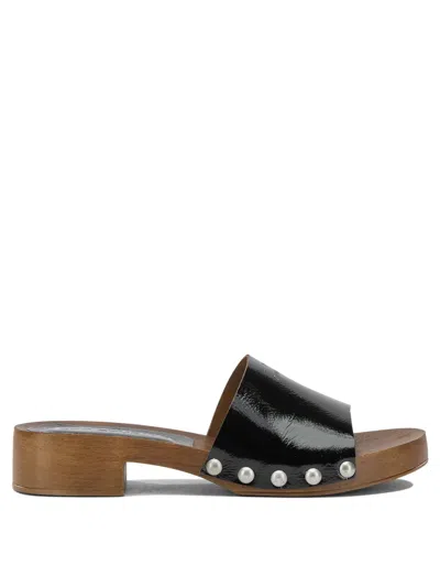 Copenhagen Studded Leather Heeled Sandals In Multi