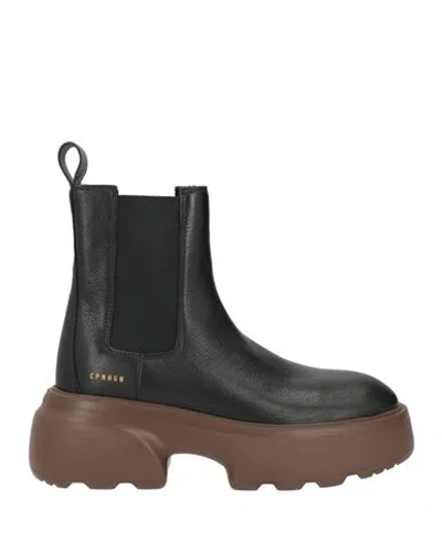 Copenhagen Shoes Woman Ankle Boots Black Size 7 Leather