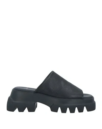 Copenhagen Shoes Woman Sandals Black Size 8 Calfskin