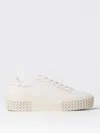 Copenhagen Snkeakers With Cream Grooved Platform Sole In Natural