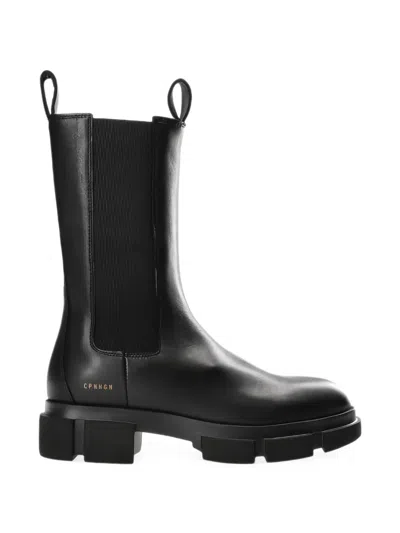 Copenhagen Studios Chunky-sole Chelsea Boots In Black
