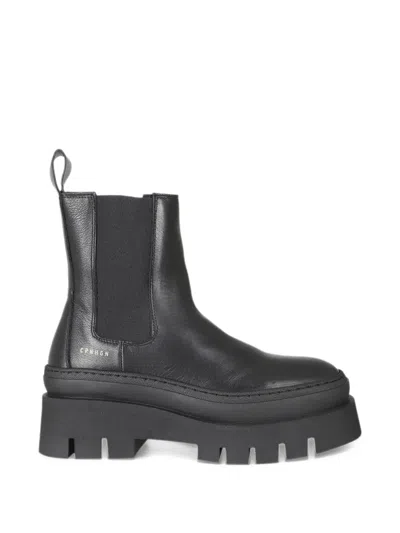 Copenhagen Studios Chunky-sole Chelsea Boots In Black