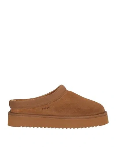 Copenhagen Studios Cph249 Woman Mules & Clogs Camel Size 9 Leather In Beige