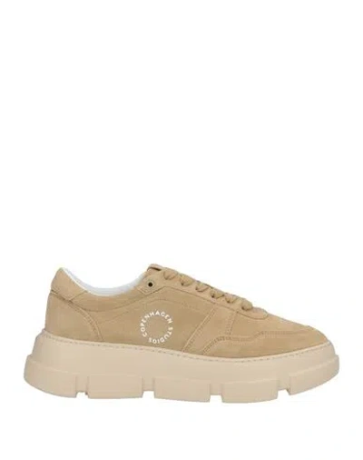Copenhagen Studios Cph435 Woman Sneakers Sand Size 9 Leather In Multi