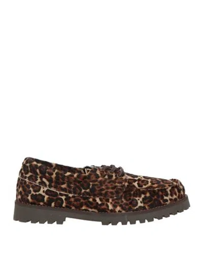 Copenhagen Studios Cph616 Woman Lace-up Shoes Brown Size 9 Leather