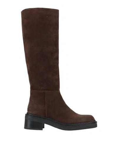 Copenhagen Studios Cph624 Woman Boot Brown Size 9 Leather In Multi