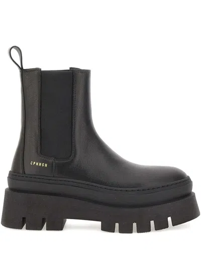 Copenhagen Studios Leather Boots In Black