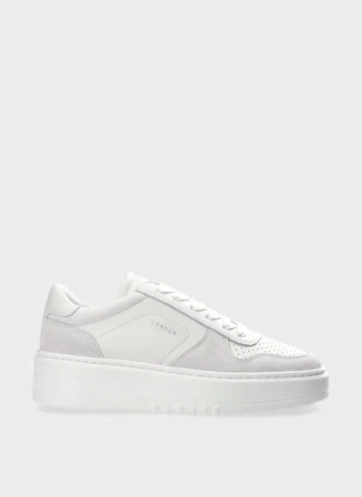 Copenhagen Studios Leather Sneakers In White