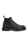 Copenhagen Studios Man Ankle Boots Black Size 8 Calfskin In Black