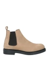 Copenhagen Studios Man Ankle Boots Khaki Size 9 Leather In Beige