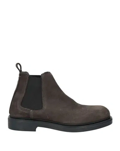 Copenhagen Studios Man Ankle Boots Steel Grey Size 9 Leather