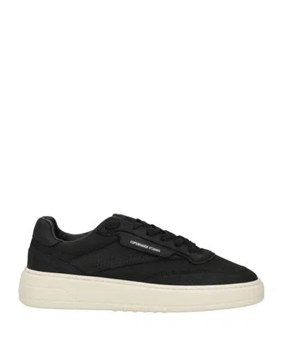 Copenhagen Studios Man Sneakers Black Size 10 Leather, Textile Fibers