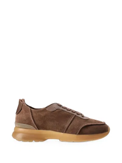 Copenhagen Studios Panelled Leather Sneakers In Brown