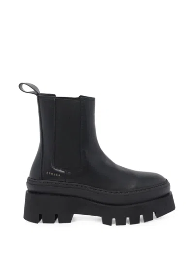 Copenhagen Studios Platform Chelsea Boots In Multi