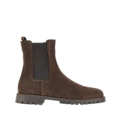 Copenhagen Studios Suede Leather Chelsea Boots In Brown