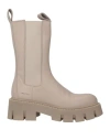 Copenhagen Studios Woman Ankle Boots Beige Size 10 Calfskin In Sand