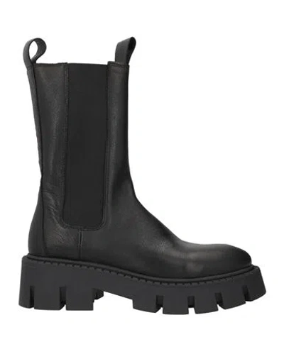 Copenhagen Studios Woman Ankle Boots Black Size 10 Calfskin
