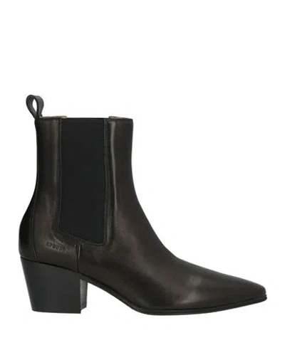 Copenhagen Studios Woman Ankle Boots Black Size 10 Leather