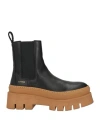 Copenhagen Studios Woman Ankle Boots Black Size 6 Leather In Black