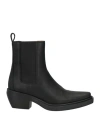 Copenhagen Studios Woman Ankle Boots Black Size 6 Leather In Black