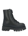 Copenhagen Studios Woman Ankle Boots Black Size 8 Calfskin In Black