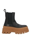 Copenhagen Studios Woman Ankle Boots Black Size 6 Leather In Black