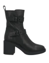 Copenhagen Studios Woman Ankle Boots Black Size 8 Leather In Black