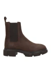 Copenhagen Studios Woman Ankle Boots Dark Brown Size 6 Leather